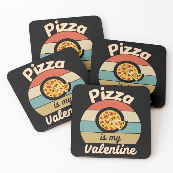 Item preview, Pizza is my valentine- Happy valentine Day designed and sold by Boss  Bubble.