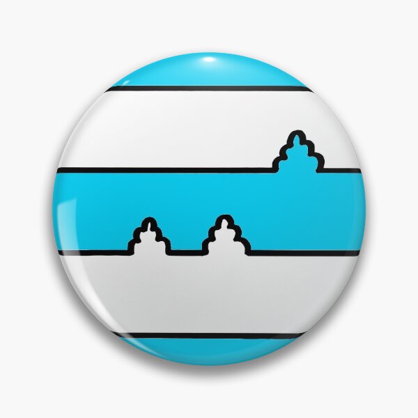Item preview, Black and White Minimal Landscape on Light Blue Board designed and sold by Istvan Ocztos.