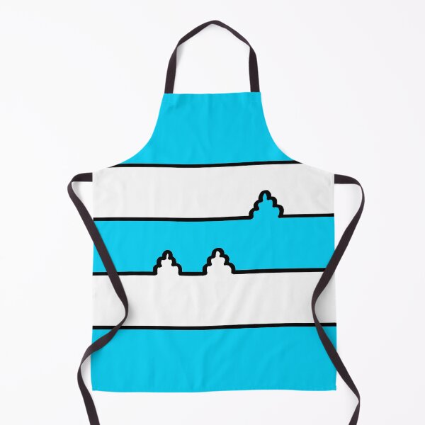 Item preview, Black and White Minimal Landscape on Light Blue Board designed and sold by Istvan Ocztos.