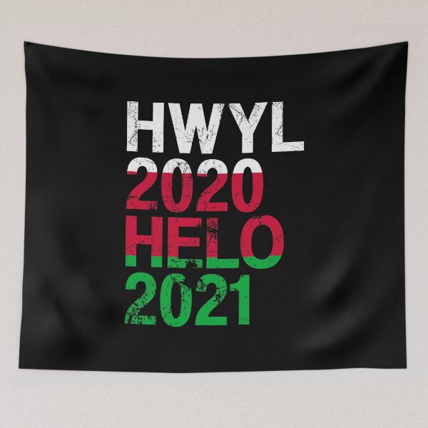 Item preview, Hwyl 2020 Helo 2021 Goodbye 2020 Hello 2021 Welsh New Year designed and sold by juvajay.