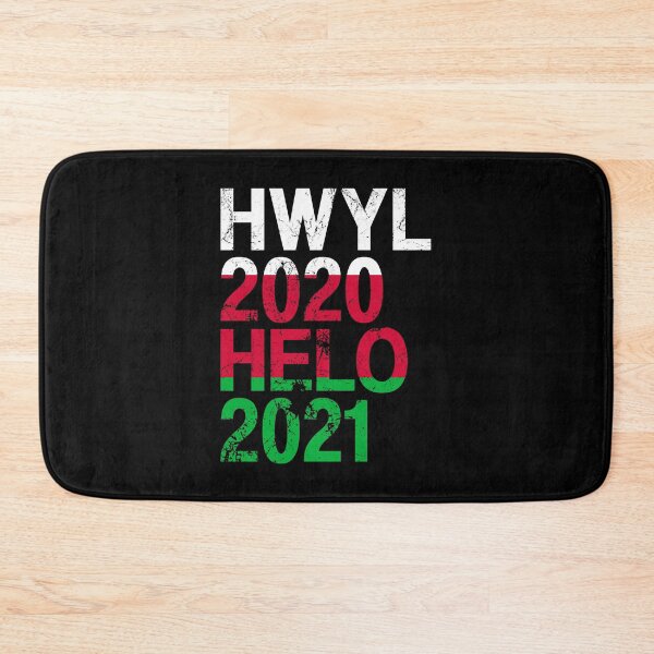 Item preview, Hwyl 2020 Helo 2021 Goodbye 2020 Hello 2021 Welsh New Year designed and sold by juvajay.