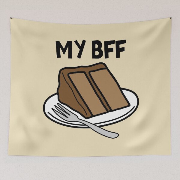 Item preview, My BFF Chocolate Cake designed and sold by mralphcreative.