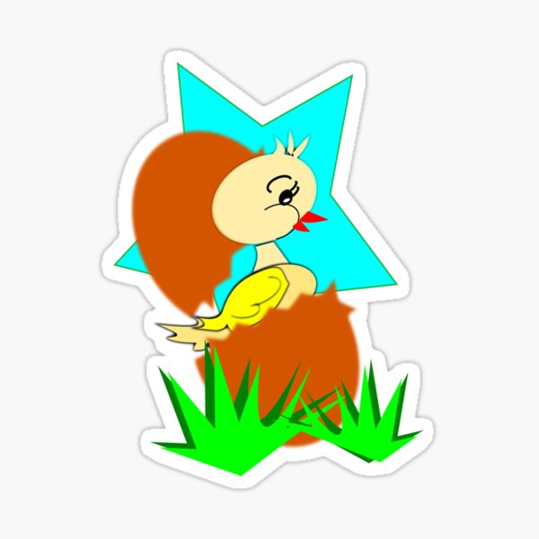 Easter Chick Stickers Redbubble