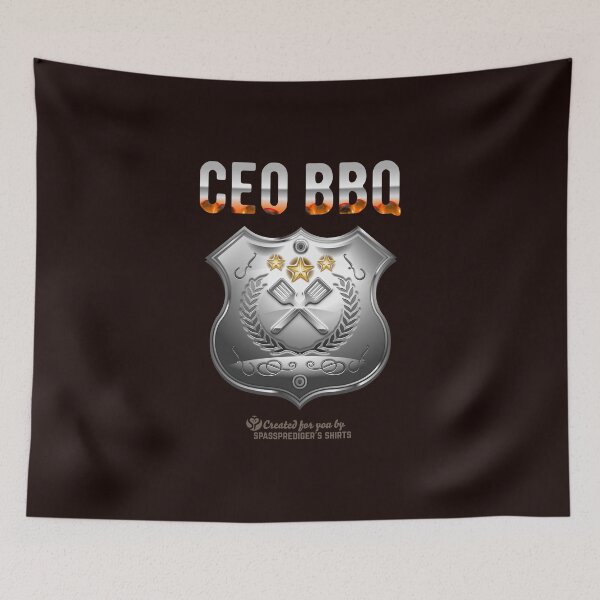 Item preview, CEO BBQ Grill t-shirt design designed and sold by Spassprediger.