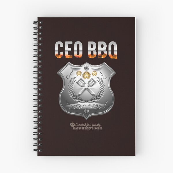 Item preview, CEO BBQ Grill t-shirt design designed and sold by Spassprediger.
