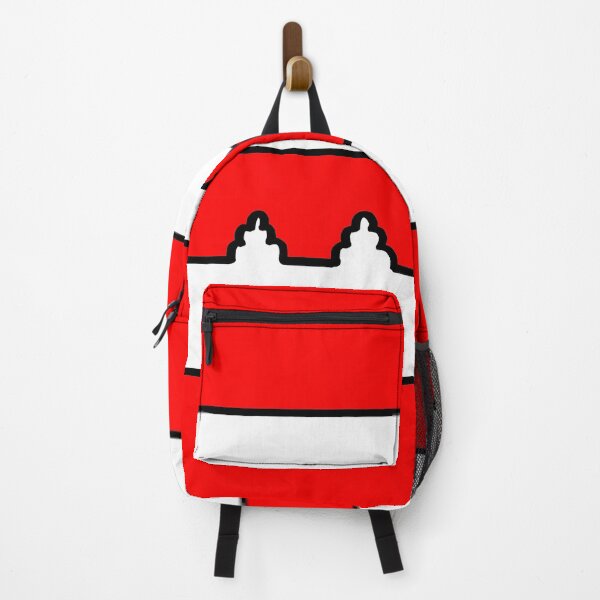 Item preview, Black and White Minimal Landscape on Red Board designed and sold by Istvan Ocztos.