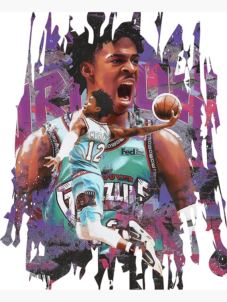 Ja Morant Design Poster for Sale by velonya