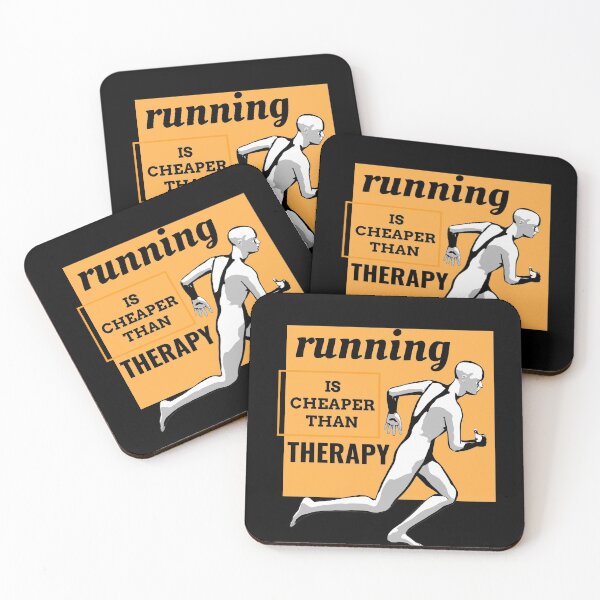 Item preview,  Running Is Cheaper Than Therapy  designed and sold by Shash31.