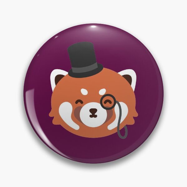 Item preview, Distinguished Red Panda in a Top Hat designed and sold by Amy Humphries.