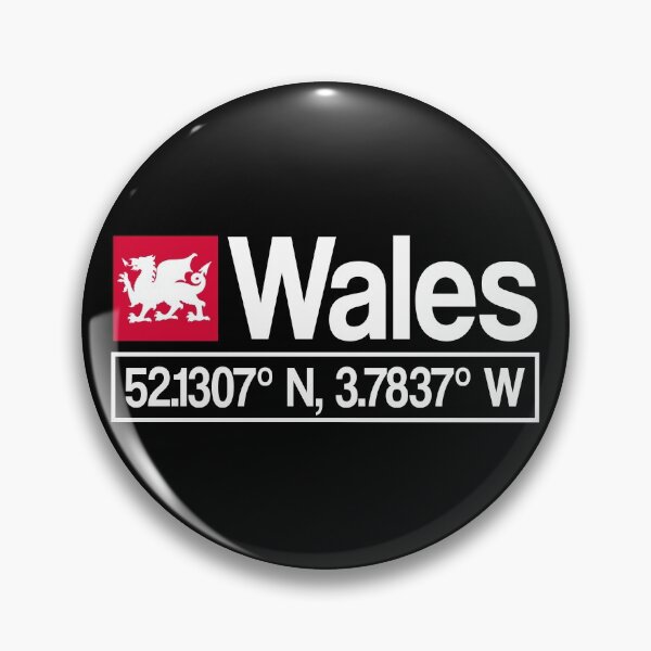 Item preview, Wales GPS Coordinates Welsh Cymru designed and sold by juvajay.
