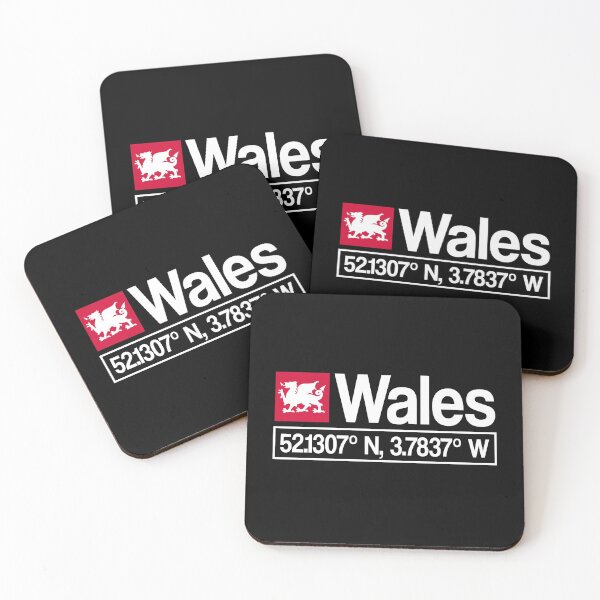 Item preview, Wales GPS Coordinates Welsh Cymru designed and sold by juvajay.