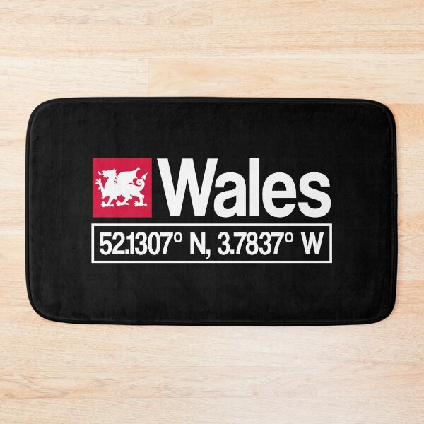 Item preview, Wales GPS Coordinates Welsh Cymru designed and sold by juvajay.