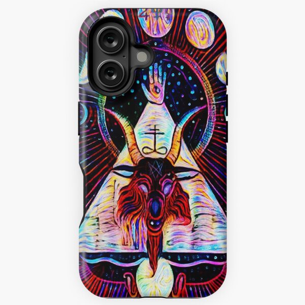 Vista previa del artículo con la obra «Tarot Baphomet», diseñado y vendido por JayBrown.