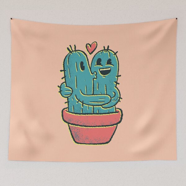 Item preview, Cactus Couple Valentines Day designed and sold by Piztees.