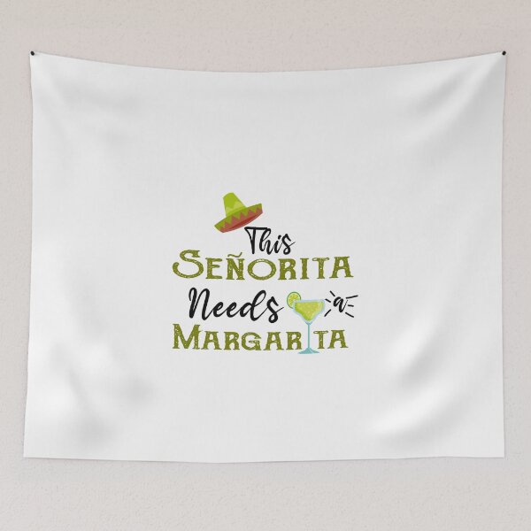 Item preview, This Senorita Needs a Margarita / Margarita Gifts / Cinco de Mayo / Margarita Party /Funny Gift ideas for Margaritas  Lovers designed and sold by biigshow.