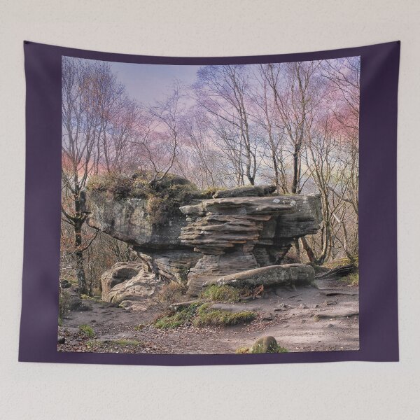 Item preview, Brimham Rocks Sunset, North Yorkshire UK gift designed and sold by BarbaraGlebska.
