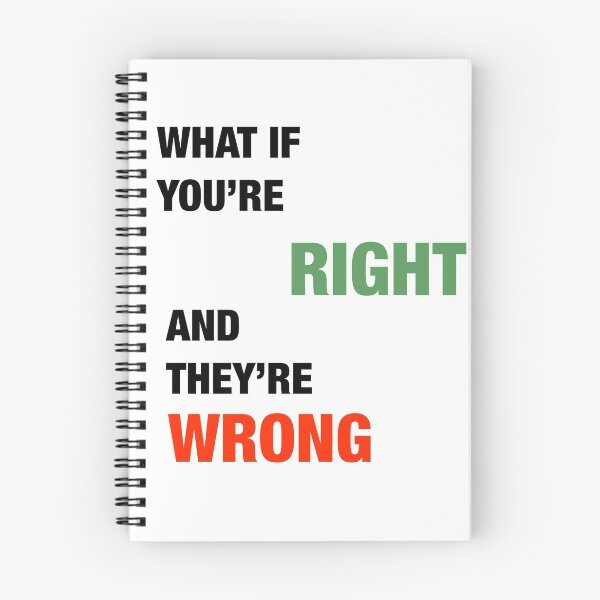 Item preview, what if you're right and they're wrong  designed and sold by SneakyShop.