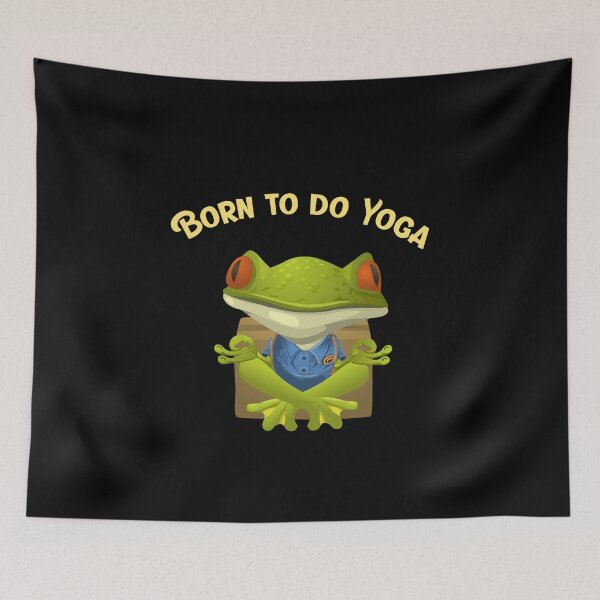 Item preview, Yoga Frog  designed and sold by Fit & Fun  Gallery.