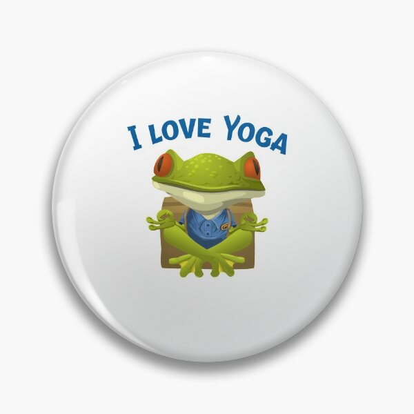 Item preview, Yoga Frog - I love Yoga  designed and sold by Fit & Fun  Gallery.
