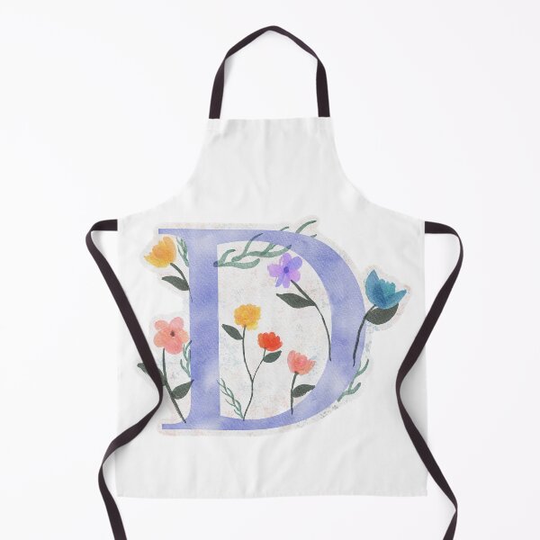 Item preview, D with Watercolor Flowers designed and sold by Em0523.
