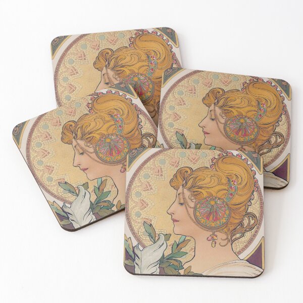 Item preview, La Plume - Alphonse Mucha - 1899 designed and sold by CJET.