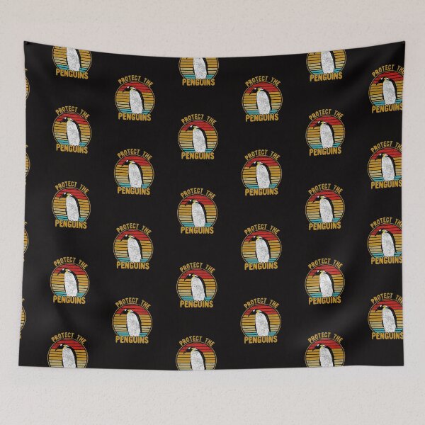 Item preview, Protect The Penguins Retro Vintage 1970s Penguin  designed and sold by Dan66.