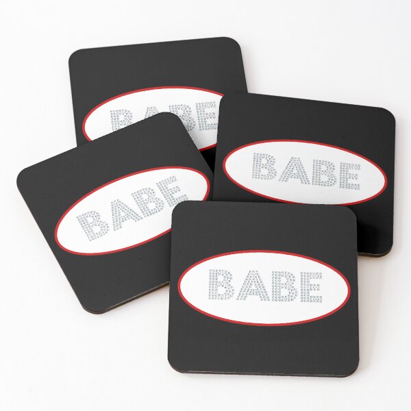 Item preview, babe bedazzled text vending machine sticker designed and sold by stickersbyro ☆.