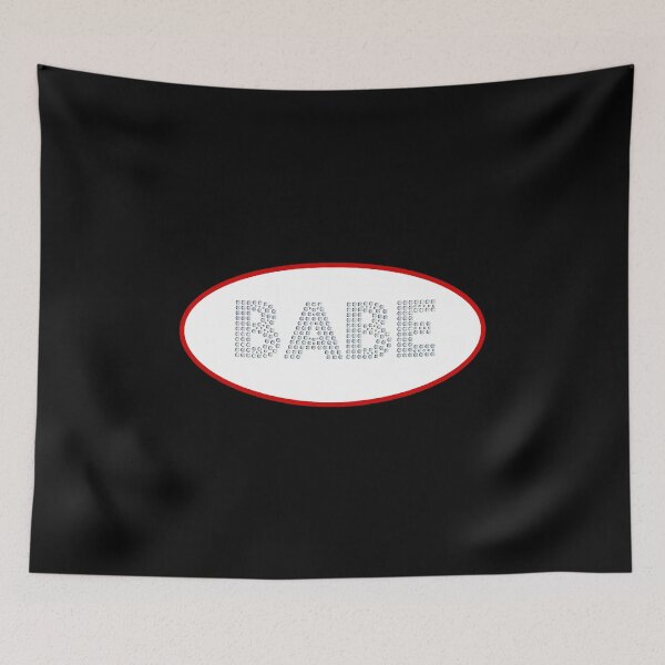 Item preview, babe bedazzled text vending machine sticker designed and sold by stickersbyro ☆.