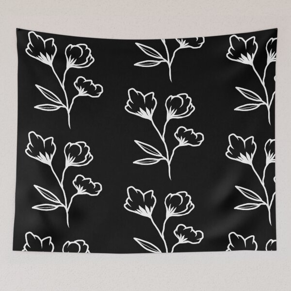 Item preview, White Flower Outline designed and sold by Colleen Bingham.