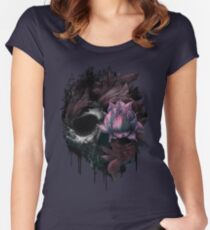 Death Blooms Women's Fitted Scoop T-Shirt
