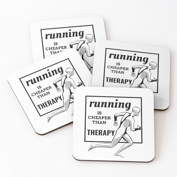 Item preview,  Running Is Cheaper Than Therapy  designed and sold by Shash31.