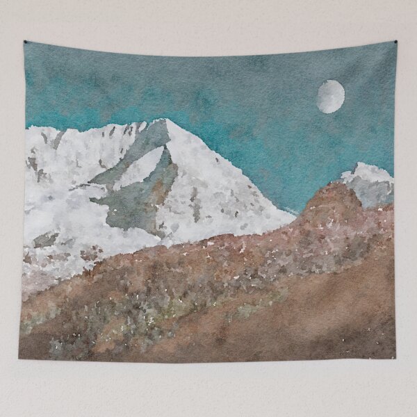 Item preview, Moon & Mountains designed and sold by LINARAandCO.