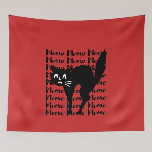 Item preview, Scared Black Cat designed and sold by Checivinicius.