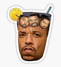 Ice Tea & Ice Cubes Sticker