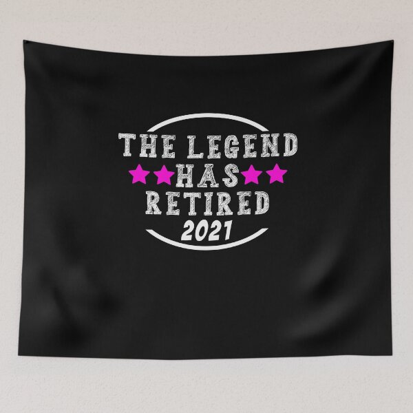 Item preview, The Legend Has Retired 2021 Funny Retirement Gift Idea designed and sold by majeed10.