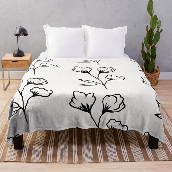 Item preview, Black Flower Outline designed and sold by Colleen Bingham.