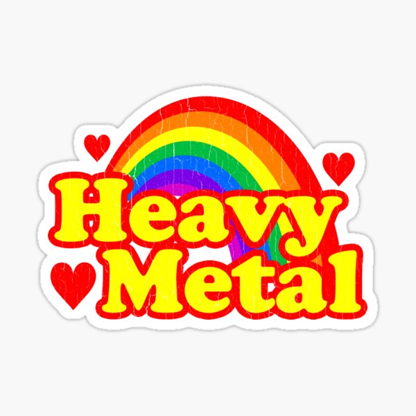 Heavy Metal Car Vehicle Sticker - TenStickers