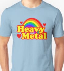 Funny Heavy Metal Rainbow Unisex T-Shirt