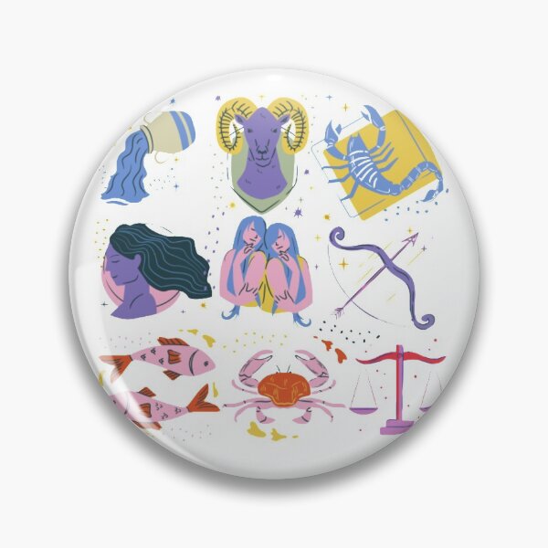 Aperçu de l'œuvre Signes du zodiaque multicolores créée et vendue par samahsbd.