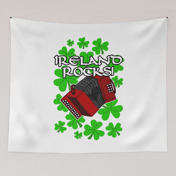 Item preview, Ireland Rocks Accordion Irish St Patrick's Day designed and sold by doodlerob.