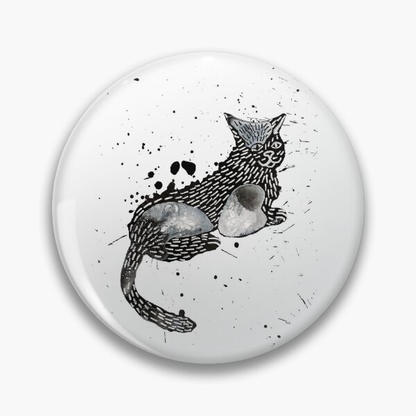 Item preview, Chilled Ink Abstract Cat designed and sold by Lydia-Artwork.