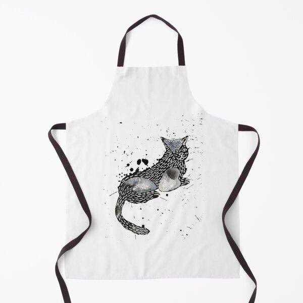 Item preview, Chilled Ink Abstract Cat designed and sold by Lydia-Artwork.