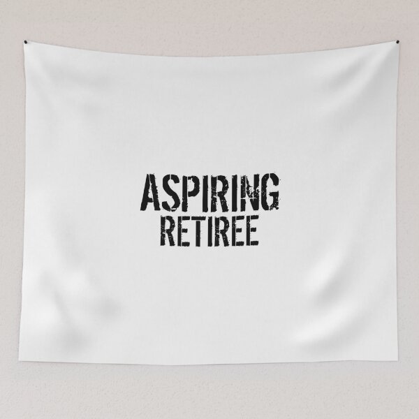 Item preview, aspiring retiree sweatshirt designed and sold by medbouk1.