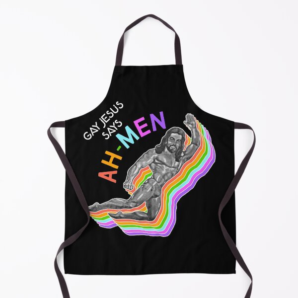 Item preview, Gay Jesus Says Ah-Men - Gay for Jesus Design designed and sold by acquiesce13.