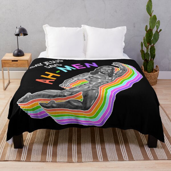 Item preview, Gay Jesus Says Ah-Men - Gay for Jesus Design designed and sold by acquiesce13.