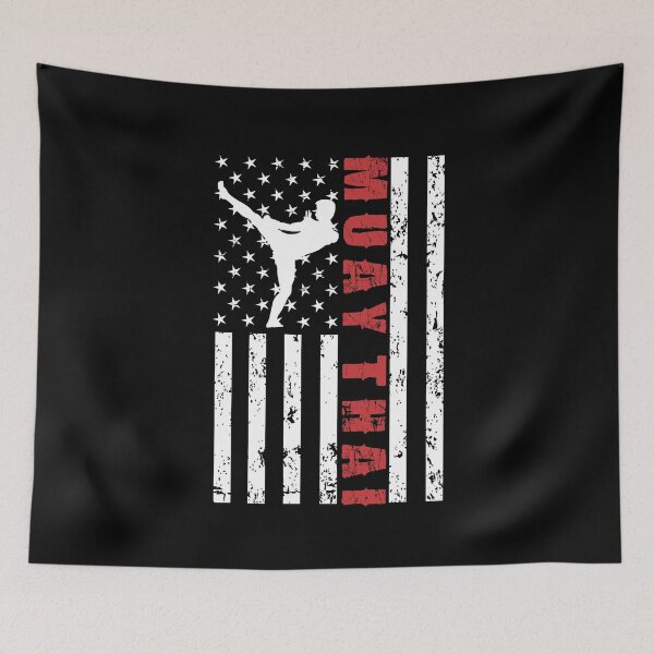 Item preview, Muay Thai American Flag US Sports designed and sold by pannolinno.