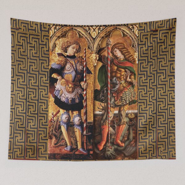 Item preview, St. Michael Archangel and Saint George with Dragon by Carlo Crivelli designed and sold by BulganLumini.