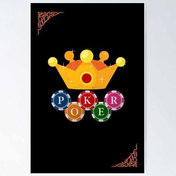 Item preview, Poker Player Crown and Chips designed and sold by weirdrelatives.