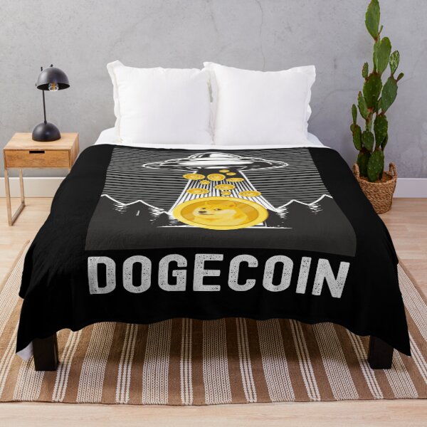 Item preview, Crypto Alien Space Trying to Take Dogecoin UFO designed and sold by PinkyTree.