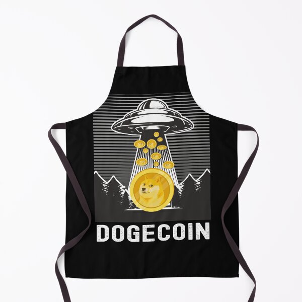Item preview, Crypto Alien Space Trying to Take Dogecoin UFO designed and sold by PinkyTree.